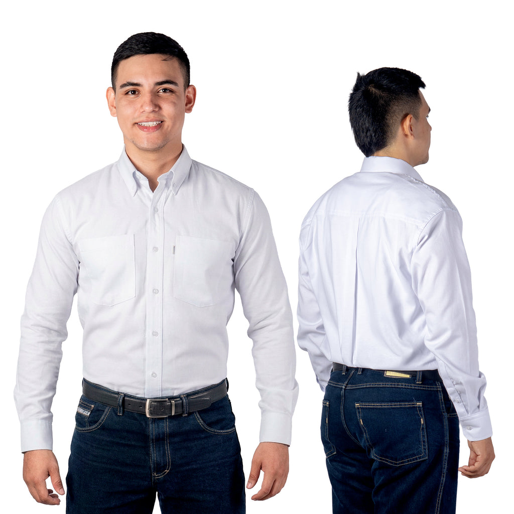 CAMISA MANGA LARGA OXFORD